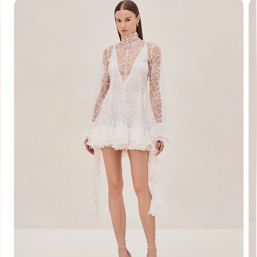 Alexis White Aliya Dress